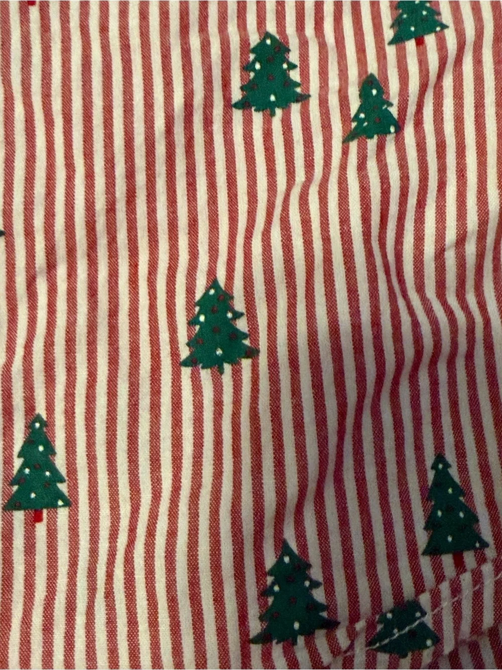 The Children’s Place Christmas Tree Button Up Shirt Toddler Boys 2T Striped